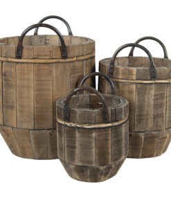 Alternative view of Ξύλινα καλάθια  Clayre & Eef – 6H2091