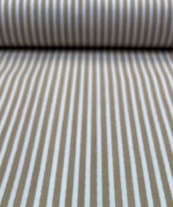 Ύφασμα βαμβακερό ρίγα, χρώμα μπέζ,φ. 260εκ - HBI429442