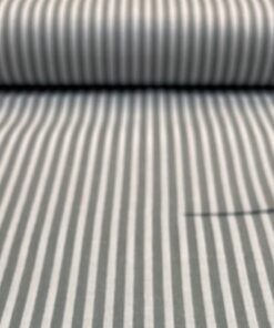 Ύφασμα βαμβακερό ρίγα, χρώμα γκρί,φ. 260εκ - HBI159156