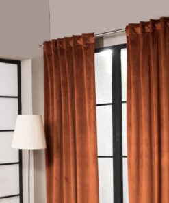 Κουρτίνα Με Τρέσα 140X260 Teoran Velvet 005
