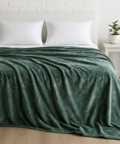 Κουβέρτα βελουτέ υπέρδιπλη Olive - Astron Italy