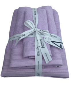 Πετσέτες σετ 3τμχ Light Lilac - Astron Italy