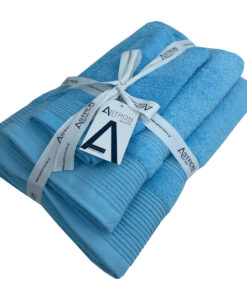 Alternative view of Πετσέτες σετ 3τμχ Turquoise - Astron Italy