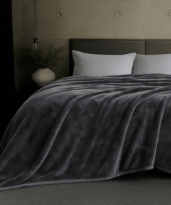 Κουβέρτα βελουτέ υπέρδιπλη Grey - Astron Italy