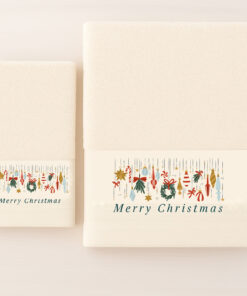 Χριστουγεννιάτικες Πετσέτες (Σετ 2 τεμ.) Merry Christmas - Astron Italy