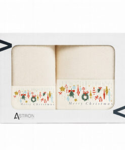 Alternative view of Χριστουγεννιάτικες Πετσέτες (Σετ 2 τεμ.) Merry Christmas - Astron Italy