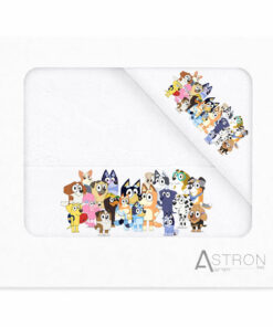 Alternative view of Παιδικές Πετσέτες (σετ 2 τεμ) Dogs Family White - Astron Italy