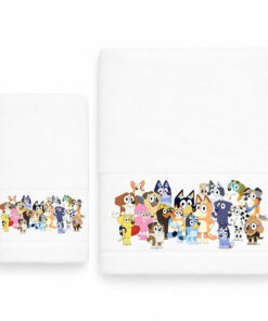 Παιδικές Πετσέτες (σετ 2 τεμ) Dogs Family White - Astron Italy