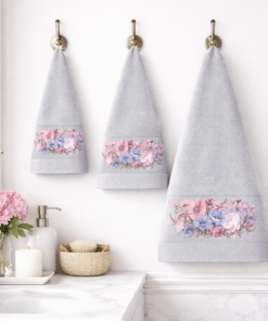 Πετσέτες Σετ 3 τεμ. Selena Grey - Astron Italy