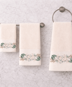 Πετσέτες Σετ 3 τεμ. Boho Ecru - Astron Italy