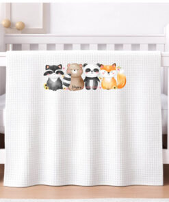 Βρεφική Κουβέρτα Πικέ Κούνιας 110 Χ 140 White - Astron Italy