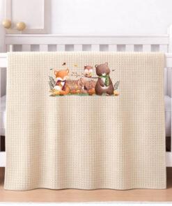 Βρεφική Κουβέρτα Πικέ Κούνιας 110 Χ 140 Beige - Astron Italy