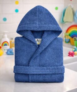 Παιδικό Μπουρνούζι Navy Blue - Astron Italy