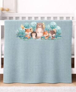 Βρεφική Κουβέρτα Πικέ Κούνιας 110 Χ 140 Petrol - Astron Italy