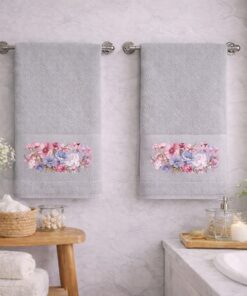 Πετσέτες Σετ 2 τεμ. Προσώπου Selena Grey - Astron Italy