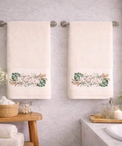 Πετσέτες Σετ 2 τεμ. Προσώπου Boho Ecru - Astron Italy