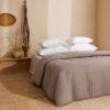 Κουβερλί Υπέρδιπλο Ξενοδοχείου Beige - Astron Italy